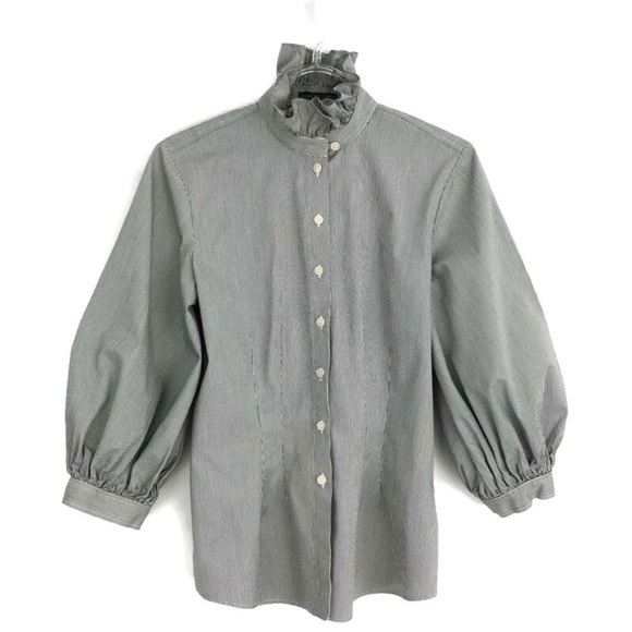 Lauren Ralph Lauren Victorian Ruffle Blouse XS - Picture 1 of 5